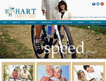 Tablet Screenshot of hartfamilycare.com